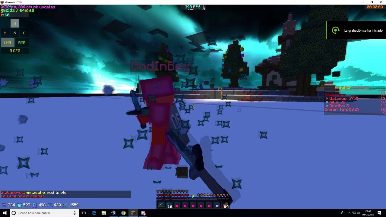 GodInBed uso de hacks