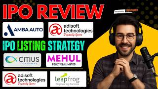 Adisoft Technologies IPO Full Review 🔥 | Amba Auto IPO Analysis | Mehul Telecom IPO Listing Strategy
