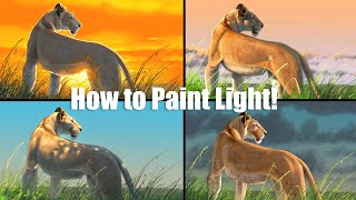 NEW Lighting Course Sneak  How to Paint Light with Aaron Blaise Out Now!