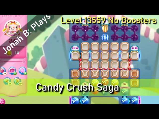 Candy Crush Saga Level 13559 No Boosters - YouTube