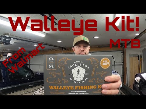 Mystery Tackle Box - Walleye Fishing Kit Unboxing From Walmart