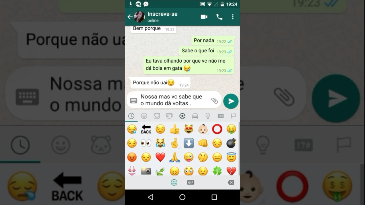 COMO CONQUISTAR UMA MENINA NO WhatsApp 2017 - YouTube
