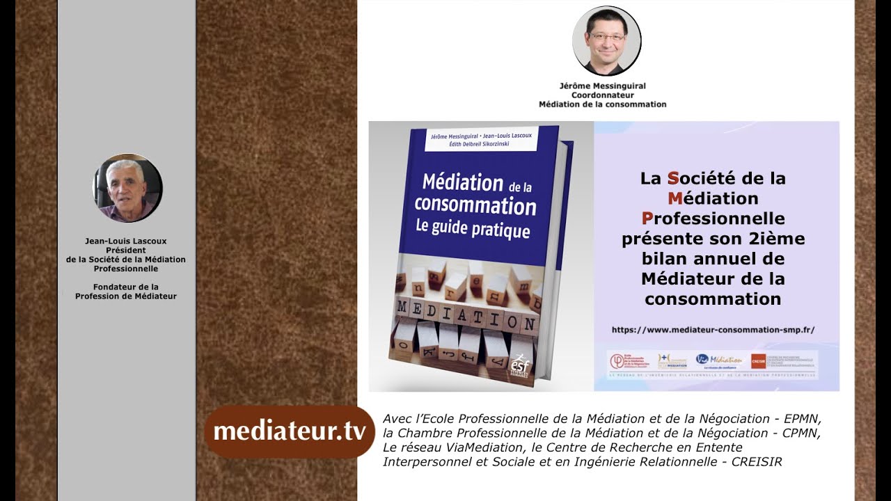 Profession de médiateur et médiation de la consommation - YouTube