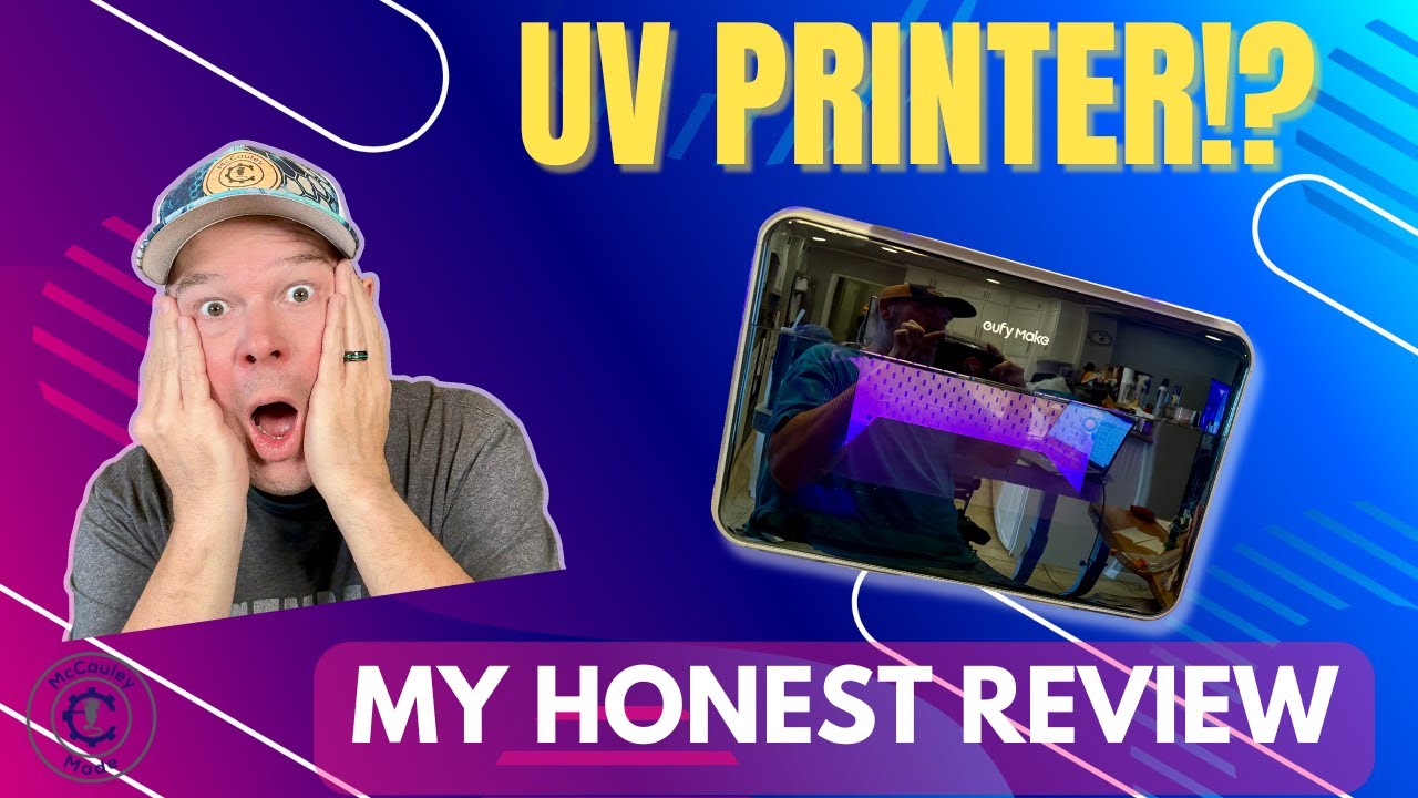 Мой честный обзор УФ-принтера EufyMake E1 спустя 2 недели! (Тестовая печать, неудачи и первые впе...