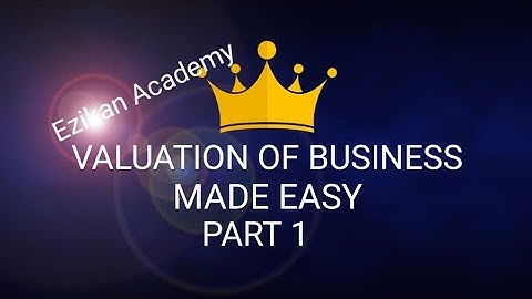 Business Valuation (Part 1) Corporate finance FM / AFM