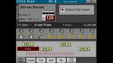 Korg PA3x - Importing a single Midi Groove to a Style Track from an External sequencers - Part 5