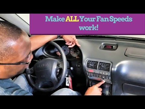 How to get back ALL your fan speeds – Repairing Blower / Fan Resistor