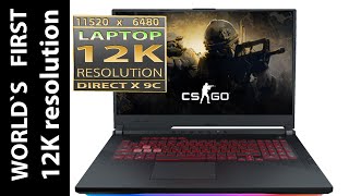Counter-Strike Global Offensive | GTX 1070 | gaming laptop Asus GL702VS | CSGO 12K resolution