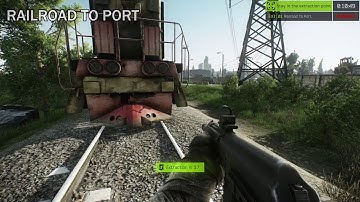 Railroad to Port Exit Location (Customs) With Map in Escape From Tarkov
