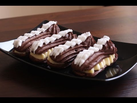 Видео рецепт Шоколадные эклеры