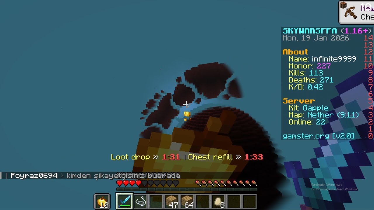 Minecraft Sky Wars FFA - Part 10 Walkthrough / Gameplay PC 1080P HD