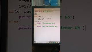 Palindrome code #python #code #searchcode #viral #exam