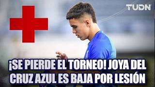 🚨 CRUZ AZUL PIERDE A JOVEN FIGURA: estará fuera tras cirugía por lesión | TUDN