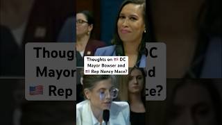 Thoughts of 🇺🇸 DC Mayor Muriel Bowser and 🇺🇸 Rep Nancy Mace? What’s a woman?