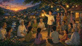 Village Community Co-Operation🌟 | Inspirational Ghibli-Style Story