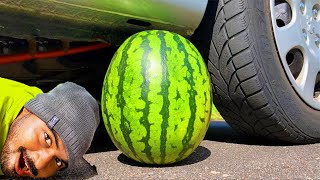 Car Vs Watermelon Experiment | Mad Brothers