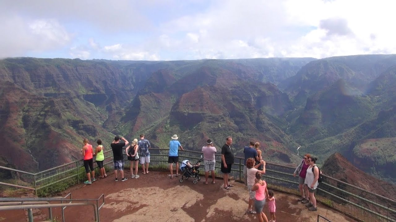 ワイメア渓谷 展望台 ワイメア キャニオン 州立公園 Waimea Canyon Lookout ぶらり旅ハワイ Youtube