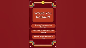 Would You Rather? 🤪 Fun, Crazy & Hilarious Choices Game | Interactive Quiz Shorts