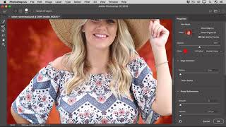 Clean up a selection in the Select and Mask workspace | Beginner selections course 7 | Photoshop