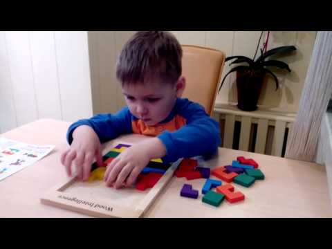 Деревянный тетрис wooden Tetris