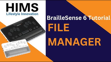 BrailleSense 6 - File Manager