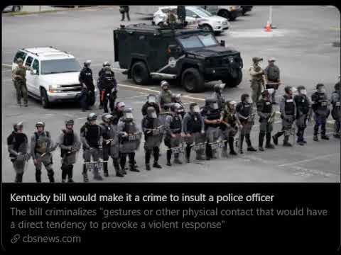 Kentucky Passes Bill Implementing Fines If You Taunt Law Enforcement