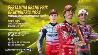 Kompilasi Promo Trans 7 : Pertamina Grand Prix Of Indonesia (2024) - minus 5sec