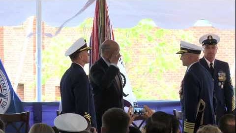 U S  Coast Guard Commandant Change of Command ceremony
