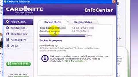 Carbonite Online Backup made SIMPLE.