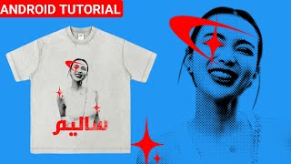 Desain kaos streetwear di HP | Halftone effect design android ‼️ Desain kaos streetwear di HP | Halftone effect design android ‼️