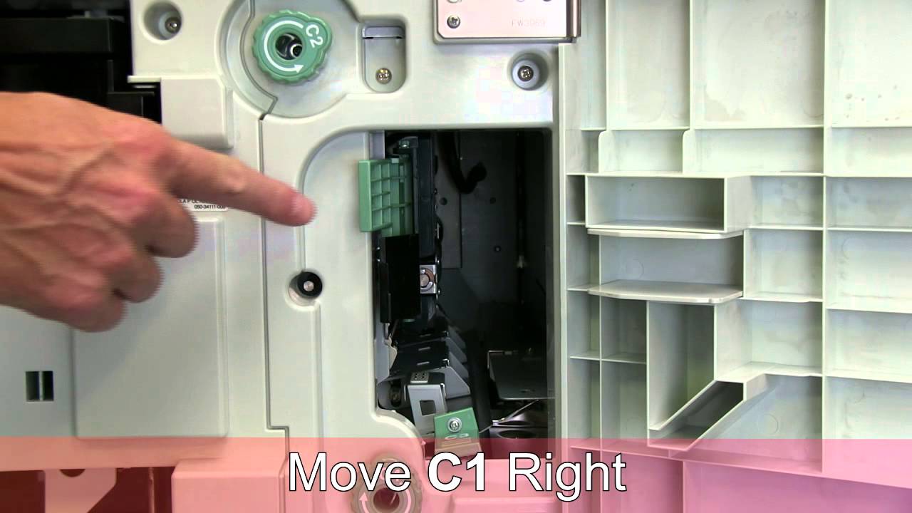 RISO Printer How To Clear A Jam In Section C When Printing To The Face ...