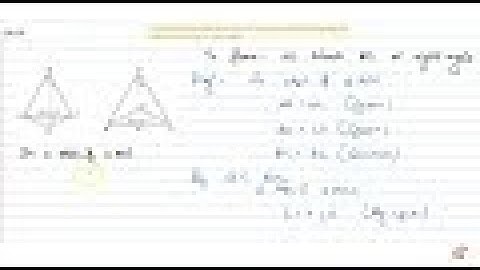 If two isosceles triangles have a common base,    prove that the line joining their vertices bi...