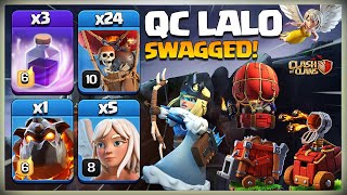 Swagg! in Meta TH15 Queen Charge Lalo | Th15 QC LaLo | Th15 LavaLoon | Best Th15 Attack Strategy coc