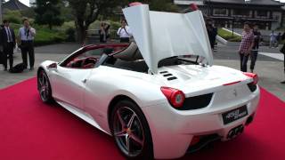 【フェラーリ 458スパイダー 日本発表】ルーフ開閉