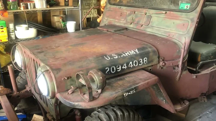 1952 Willys M38 Jeep rebuild part 1