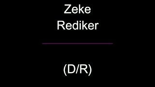 Court of Common Pleas Candidate - Zeke Rediker