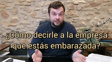 ¿Cuándo debes decirle a tu jefe que estás embarazada?