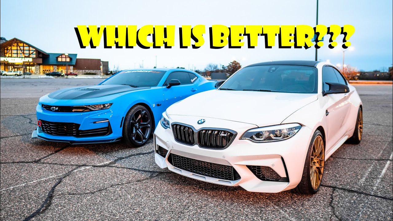 BMW M2 Competition VS Camaro SS 1LE comparison - YouTube