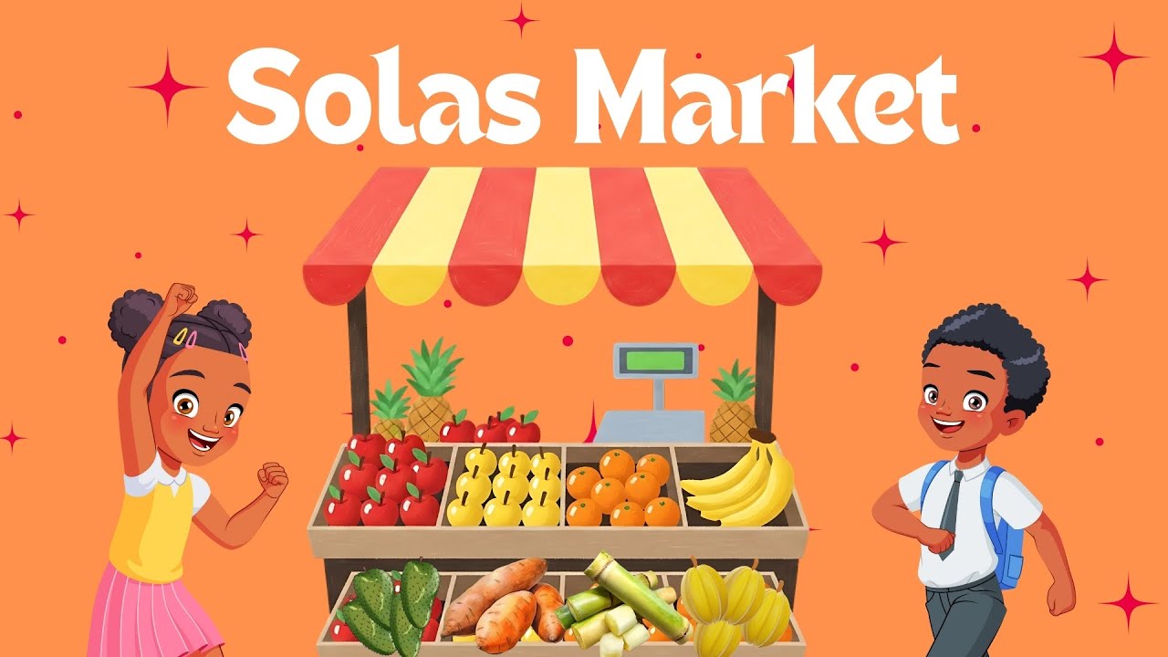 Solas Market - Naia Lewis - Jamaican Folk Song - For Kids - Nursery Rhymes - Caribbean nursery rhyme