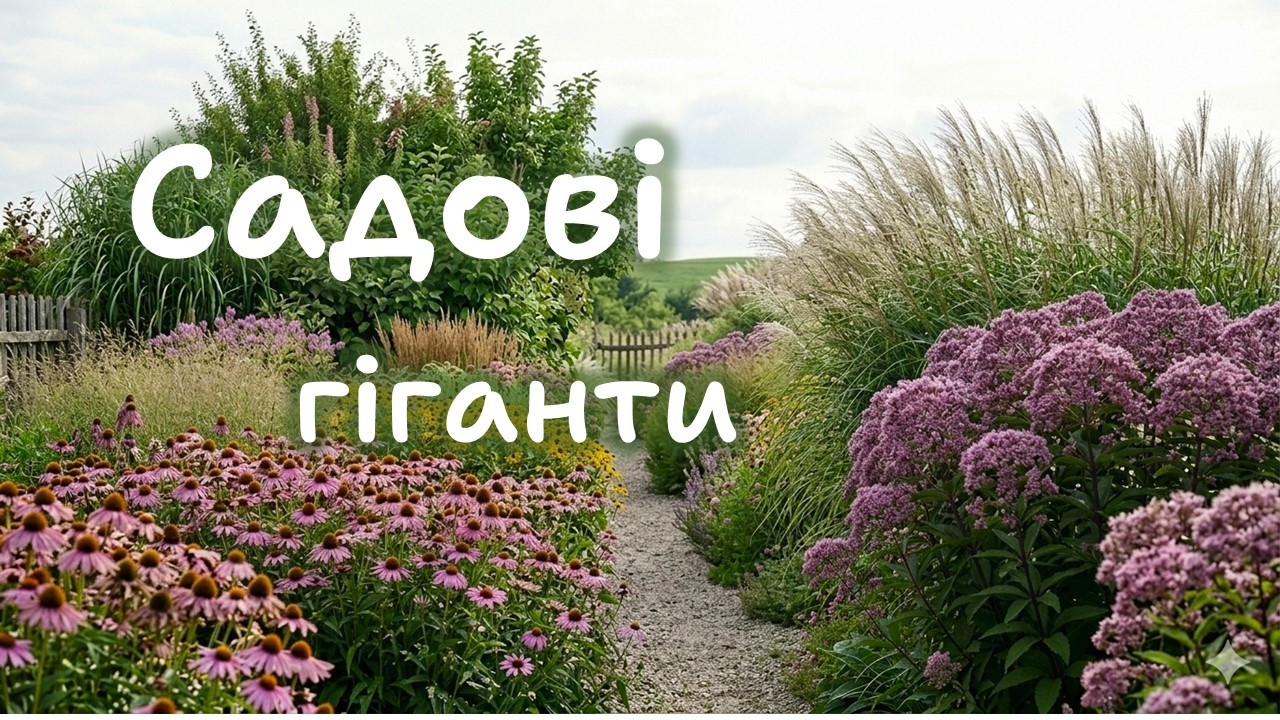 Обираємо високі рослини для саду.