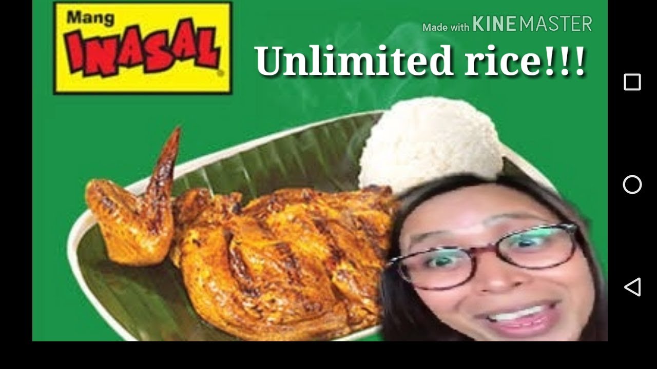 MANG INASAL Unlimited rice challenge with my family!!! - YouTube
