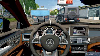 City Car Driving - Mercedes-Benz CLS 63 AMG | Fast Driving screenshot 3