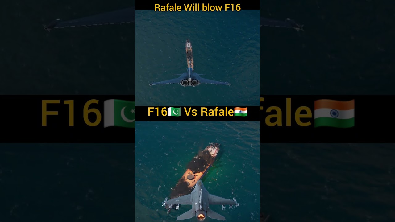 Rafale vs F-16 Dogfight in India vs Pakistan War | Modern Warships Gameplay 