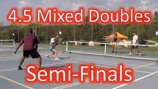 Hughes & Srinivasan vs Lee & Strehle - 4.5 Mixed Double Semi-Final - Doylestown Pickleball Tourney