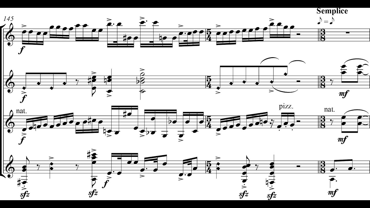 Graham Lynch - Waltz Cocteau for Guitar Quartet (2018) [Score-Video]