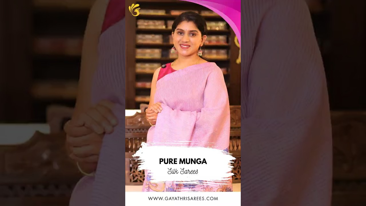 Pure Munga Silk Sarees. | 