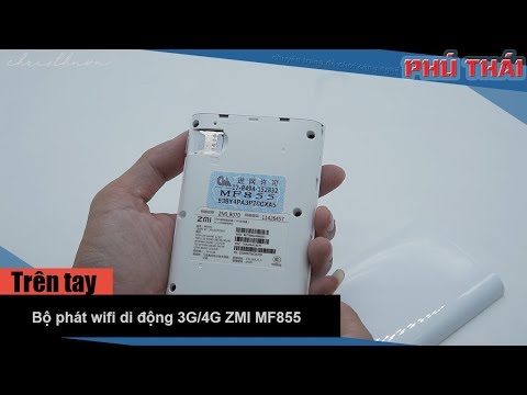 Video Trên tay bộ phát wifi di động 3G/4G Xiaomi ZMI MF855 - youtube