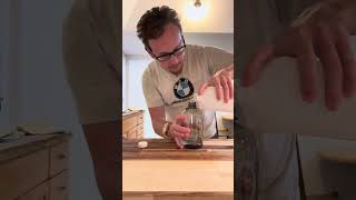 Making A Solution To Melting Frost And Ice Off Your Windshields.