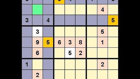 How to Solve Washington Times Sudoku Difficult October 14, 2020