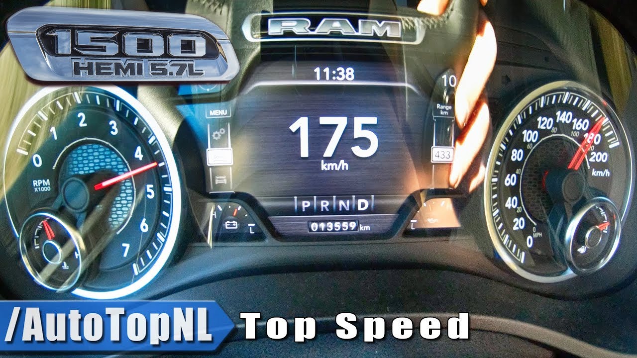 DODGE RAM 5.7 ACCELERATION & TOP SPEED 0-175km/h by AutoTopNL - YouTube